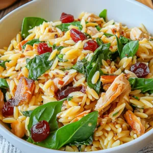 "How to Whip Up a Spinach Orzo Salad in 7 Simple Steps!" 2 Spinach Orzo Salad Recipe