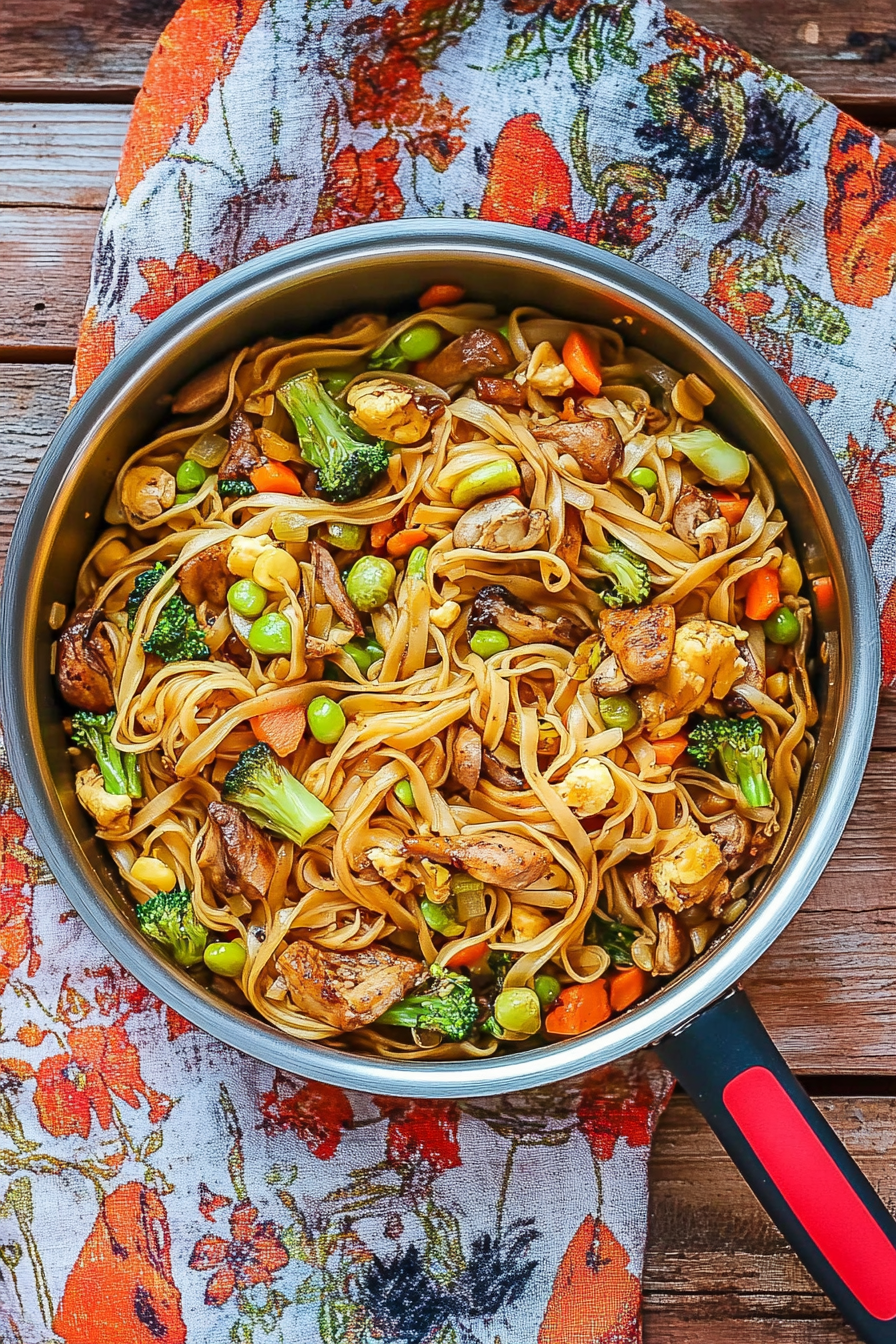 Stir-Fry Noodles Recipe Final Dish Presentation