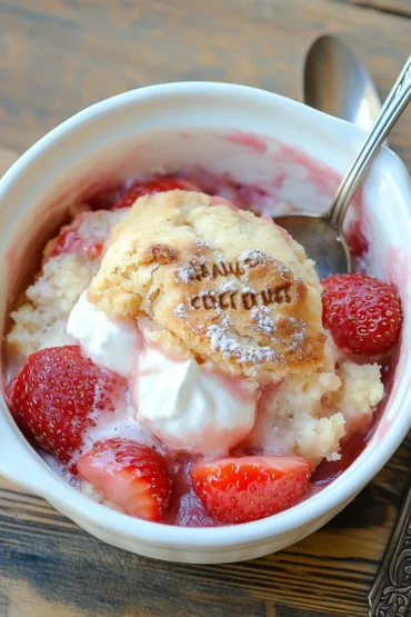 Strawberry Cobbler Recipe