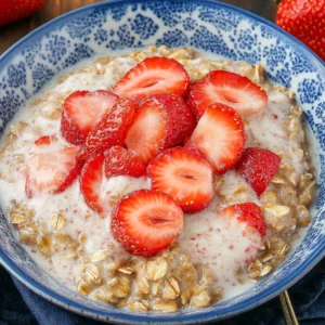Strawberry Oatmeal Surprise: 5 Reasons It's Your Best Breakfast Bet 2 Strawberry Oatmeal Breakfast