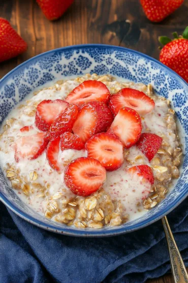 Strawberry Oatmeal Breakfast