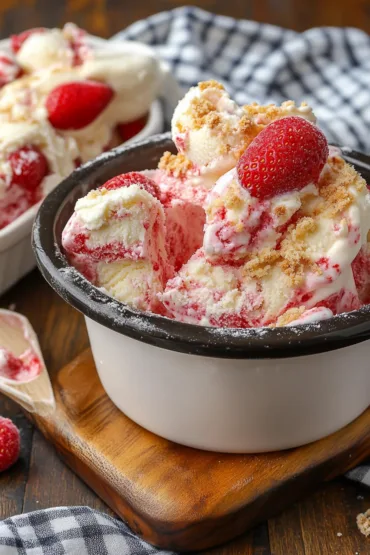 Strawberry Shortcake Ice Cream