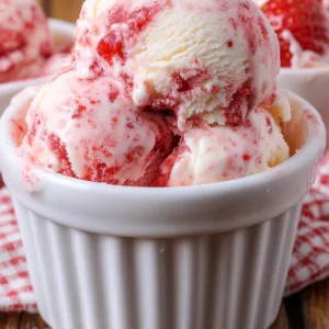 Strawberry Swirl Cheesecake Ice Cream: 7 Reasons It's a Must-Try! 2 Strawberry Swirl Cheesecake Ice Cream