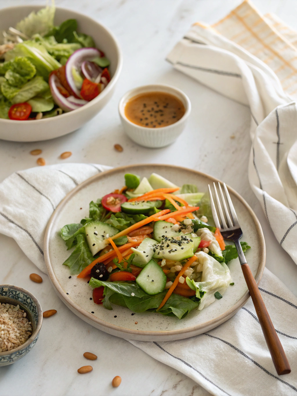 Sweet Sesame Dressing Recipes serving suggestion
