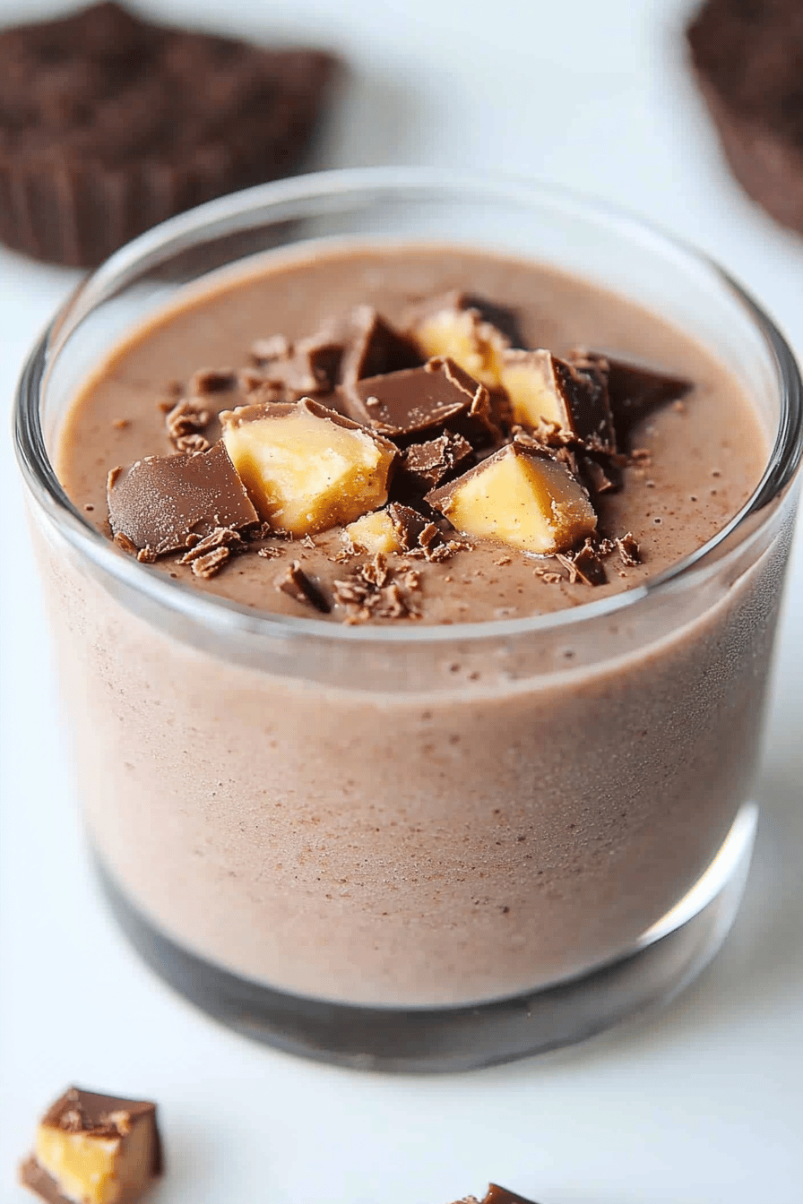 Tropical Smoothie Peanut Butter Cup Recipe ingredients