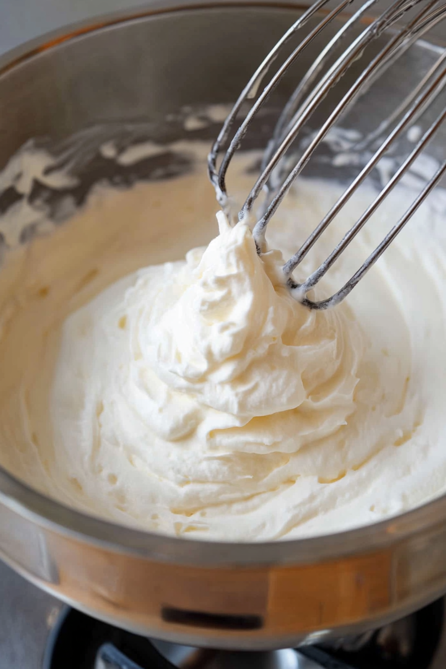 Vanilla Bean Whipped Cream Final Dish Presentation