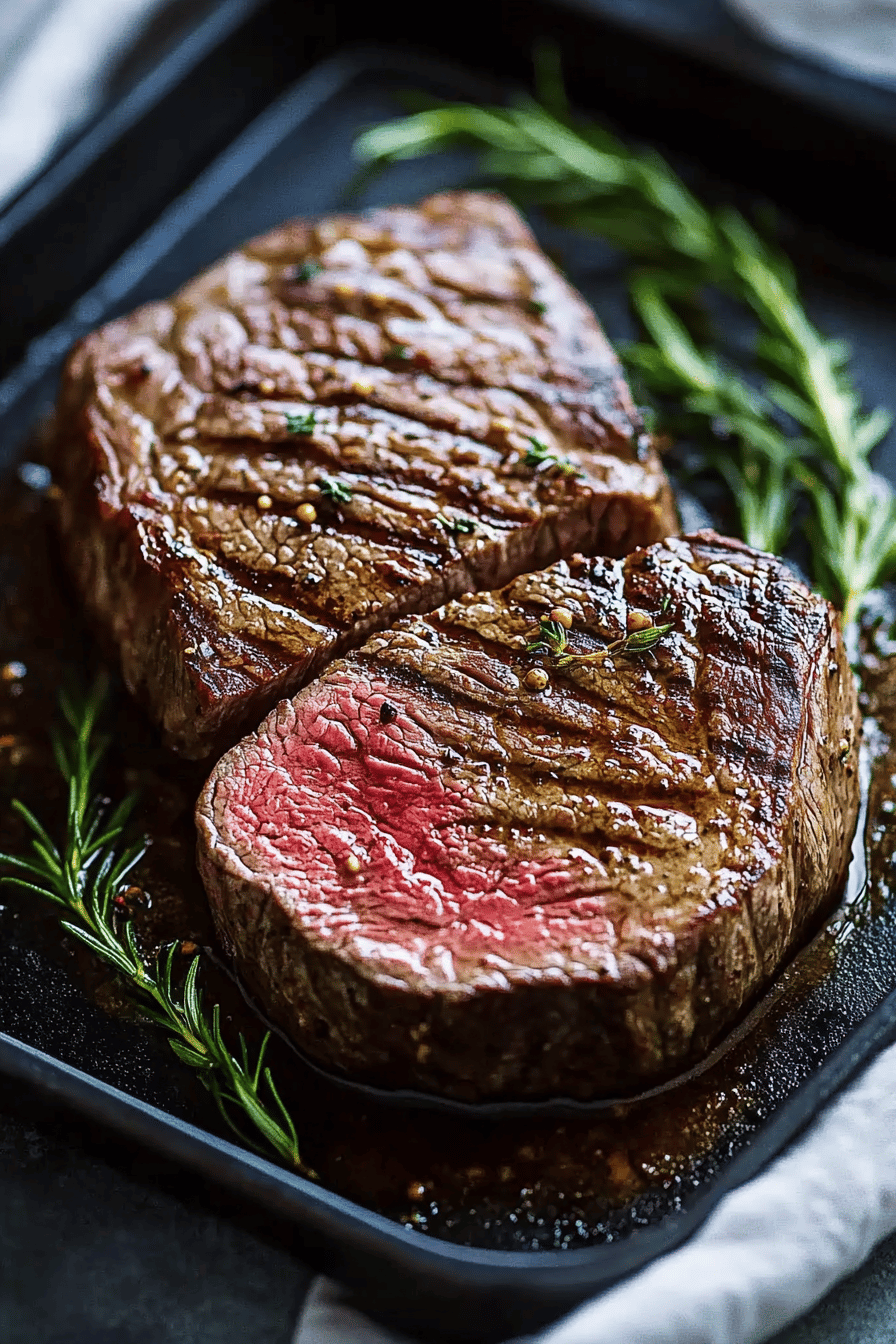 Venison Steaks Recipe Final Dish Presentation