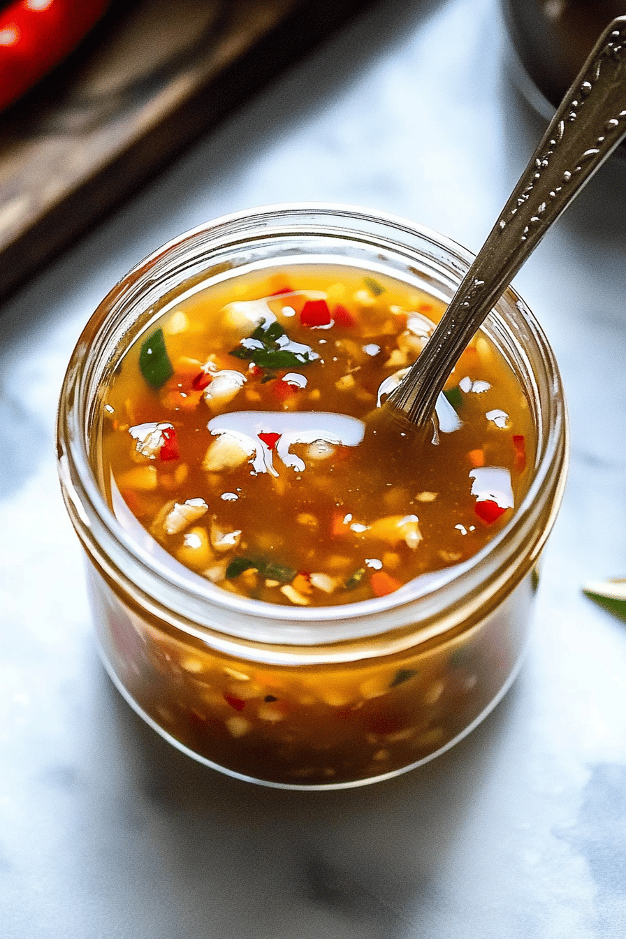 Vietnamese Fish Sauce Recipe Final Dish Presentation