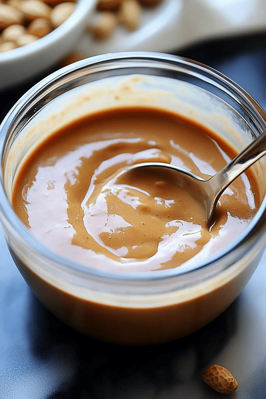 Vietnamese Peanut Sauce Recipe Final Dish Presentation