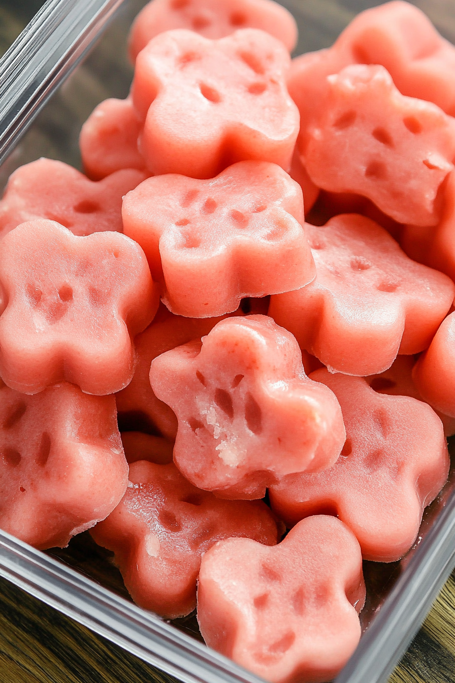 Watermelon Dog Treats Final Dish Presentation