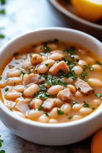 White Bean and Ham Soup