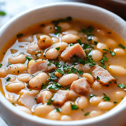 White Bean and Ham Soup