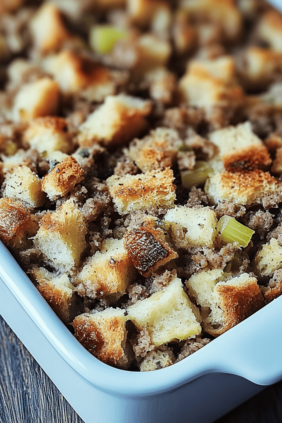 White Castle Stuffing Recipe ingredients