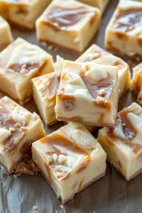 White Chocolate Caramel Fudge