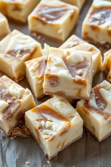 White Chocolate Caramel Fudge