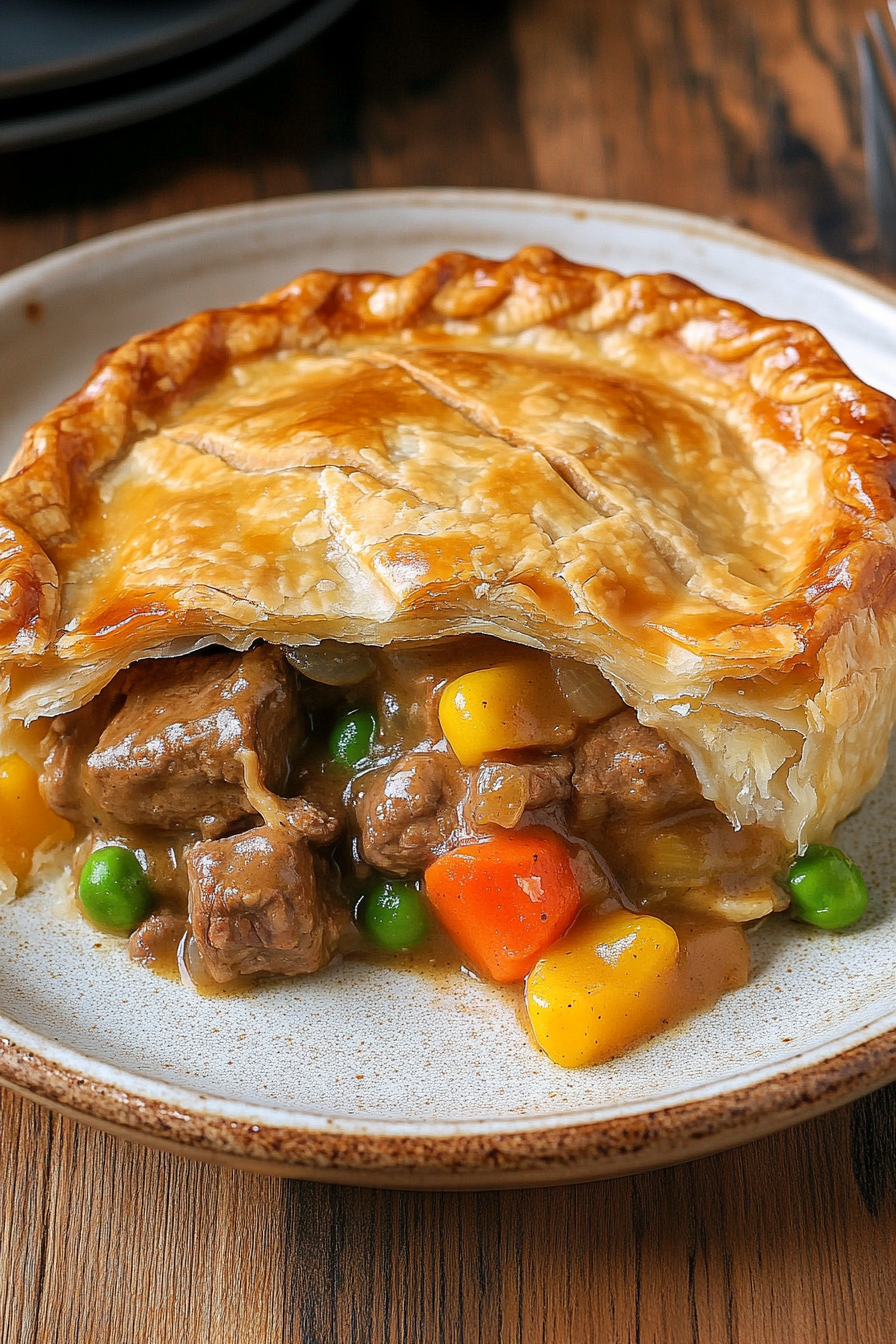 beef pot pie recipe Final Dish Presentation