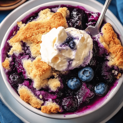 blueberry dump cake
