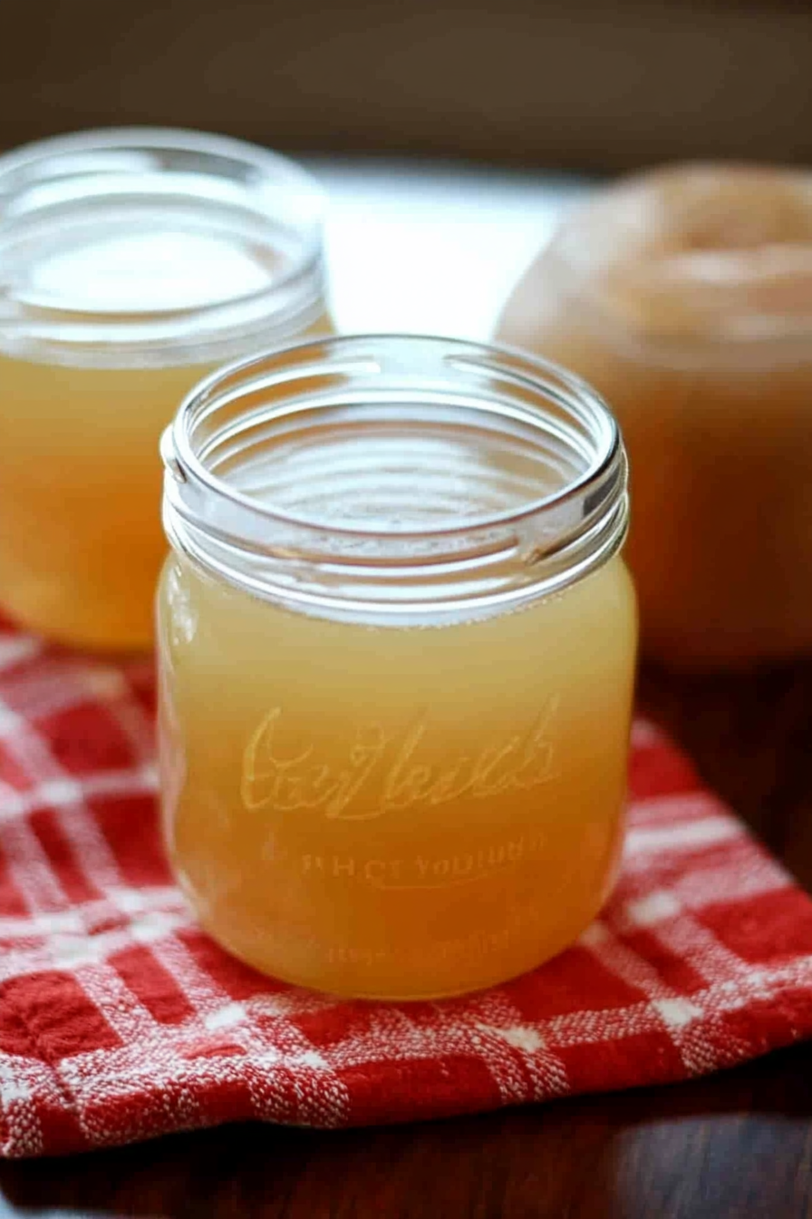 homemade chicken stock Final Dish Presentation