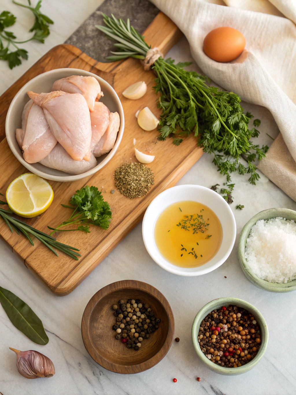 homemade chicken stock ingredients
