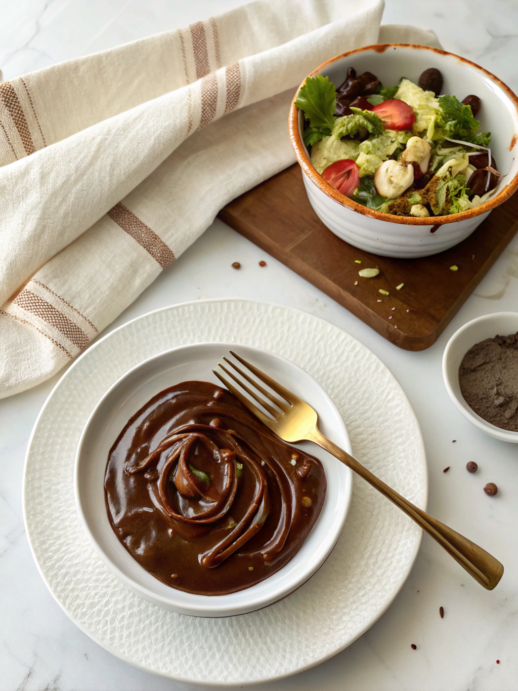homemade chocolate sauce serving suggestion