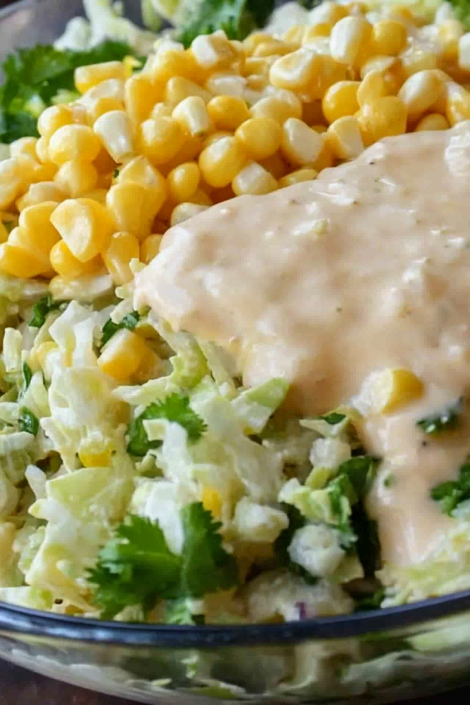 jalapeno corn coleslaw
