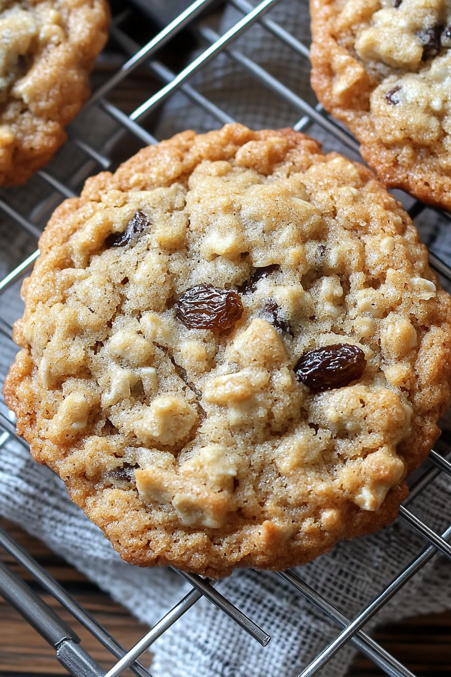 oatmeal raisin cookies Final Dish Presentation