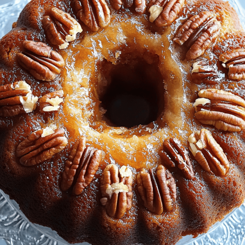 pecan upside-down bundt cake