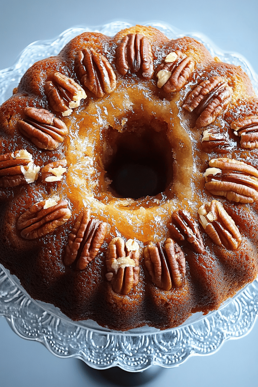 pecan upside-down bundt cake ingredients