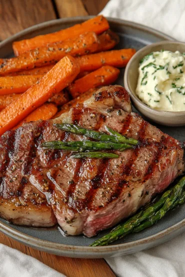 reverse sear NY strip