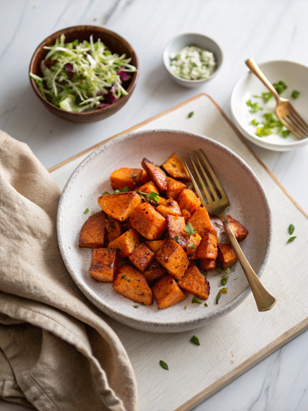 roasted sweet potatoes serving suggestion