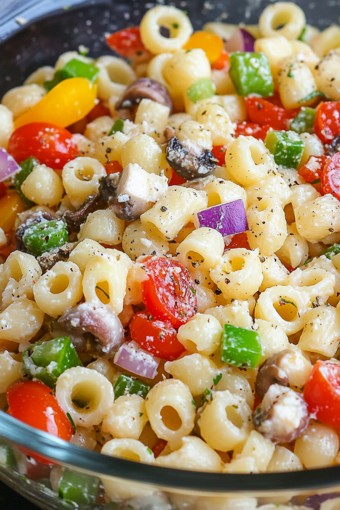 tangy pasta salad