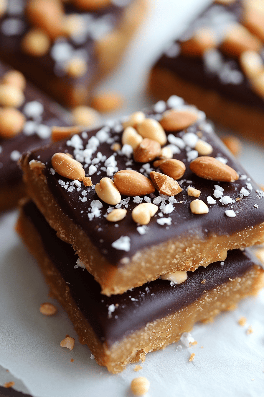 7-Layer Toffee Recipe final dish beautifully presented and ready to serve