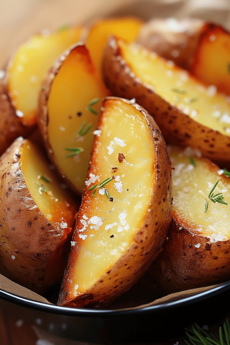 Air Fryer Potato Wedges final dish beautifully presented and ready to serve