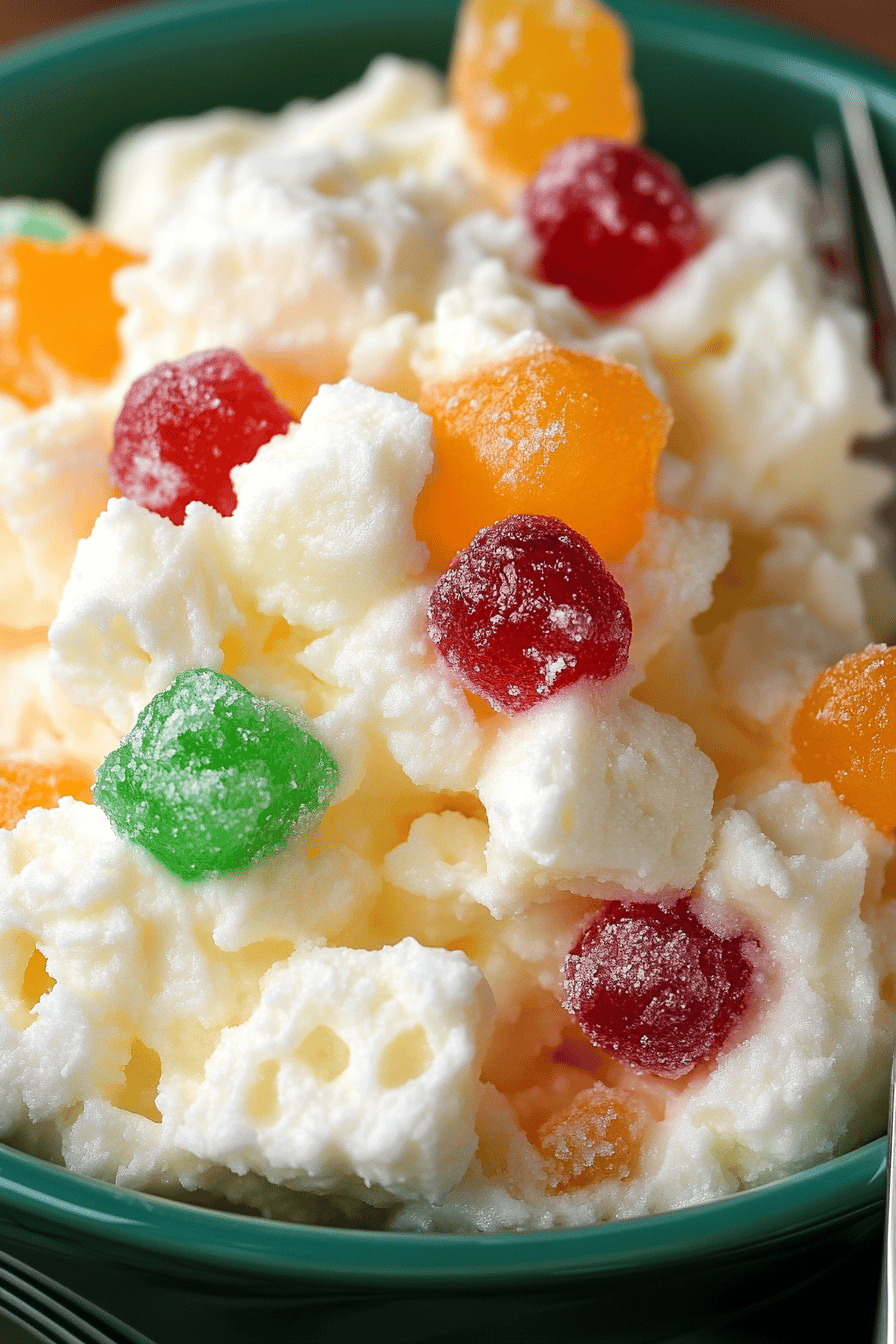 Ambrosia Salad Recipe final dish beautifully presented and ready to serve