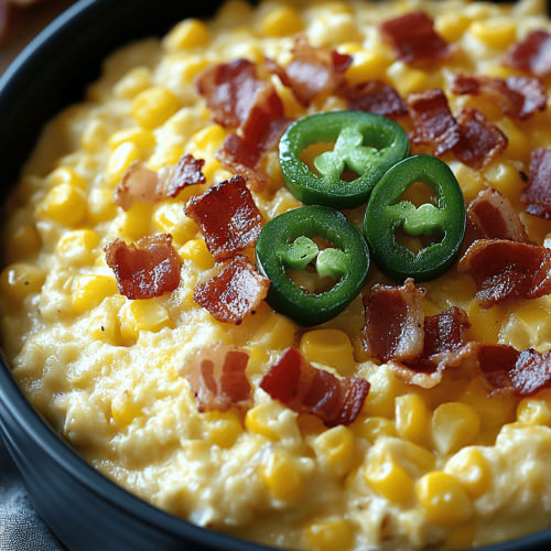 Bacon Jalapeño Creamed Corn