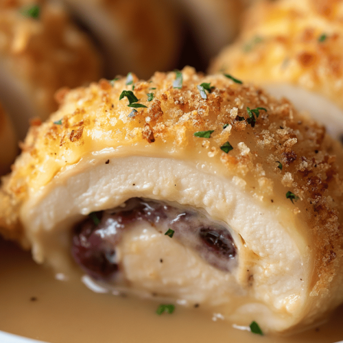Baked Chicken Cordon Bleu