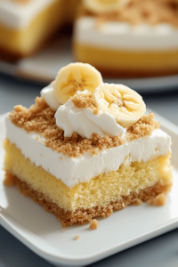 Banana Pudding Poke Cake