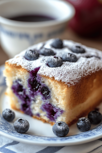 Blueberry Buckle Coffee Cake