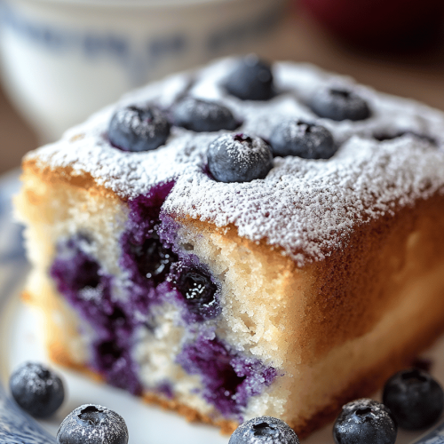 Blueberry Buckle Coffee Cake