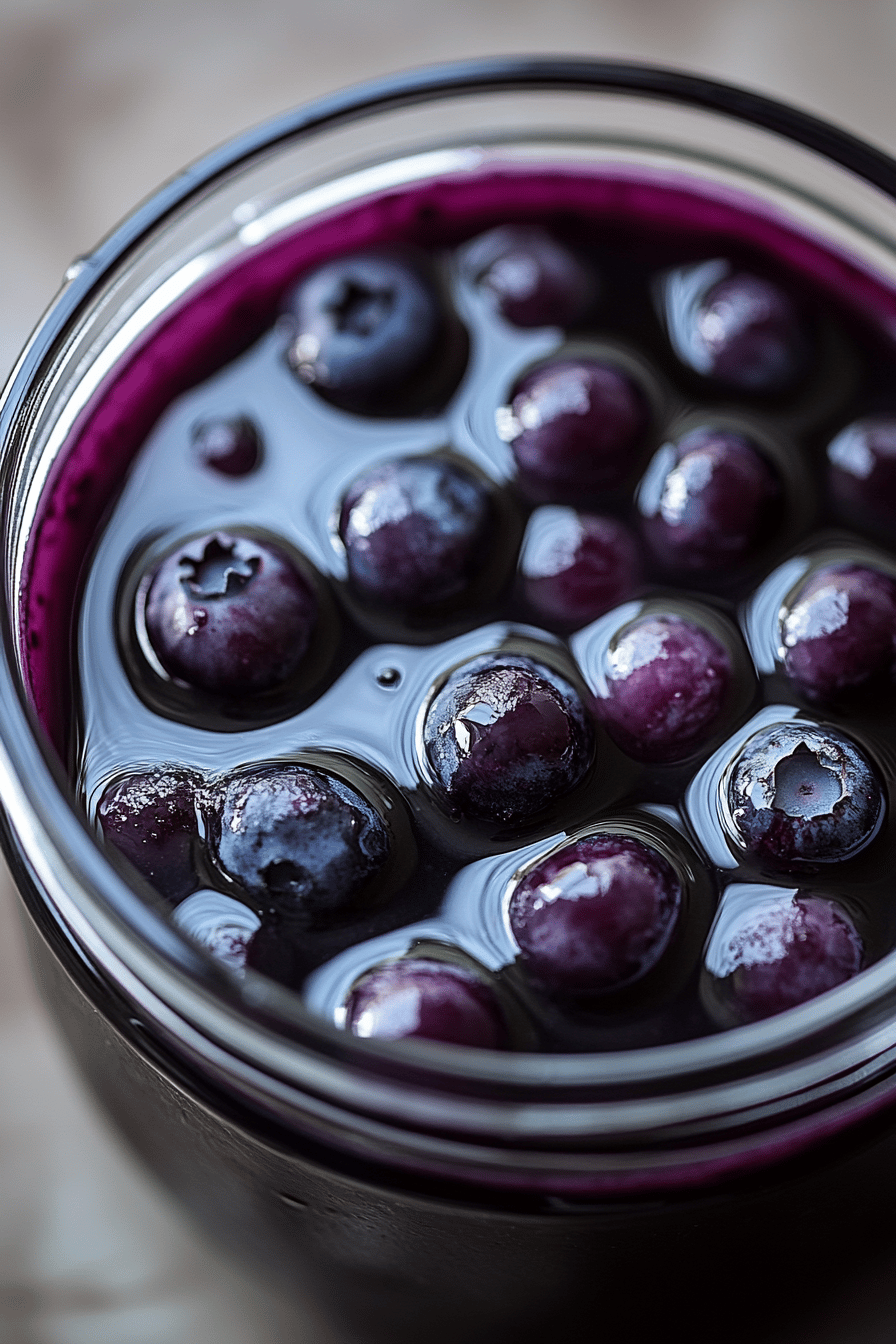 Blueberry Sauce Recipe final dish beautifully presented and ready to serve