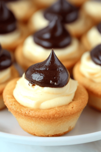 Boston Cream Pie Cookie Bites