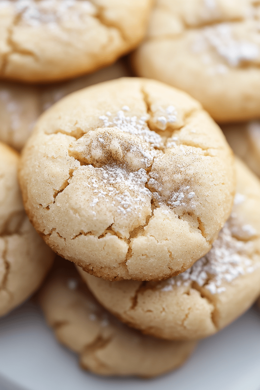 Brown Butter Cinnamon Cookies ingredients organized and measured on kitchen counter
