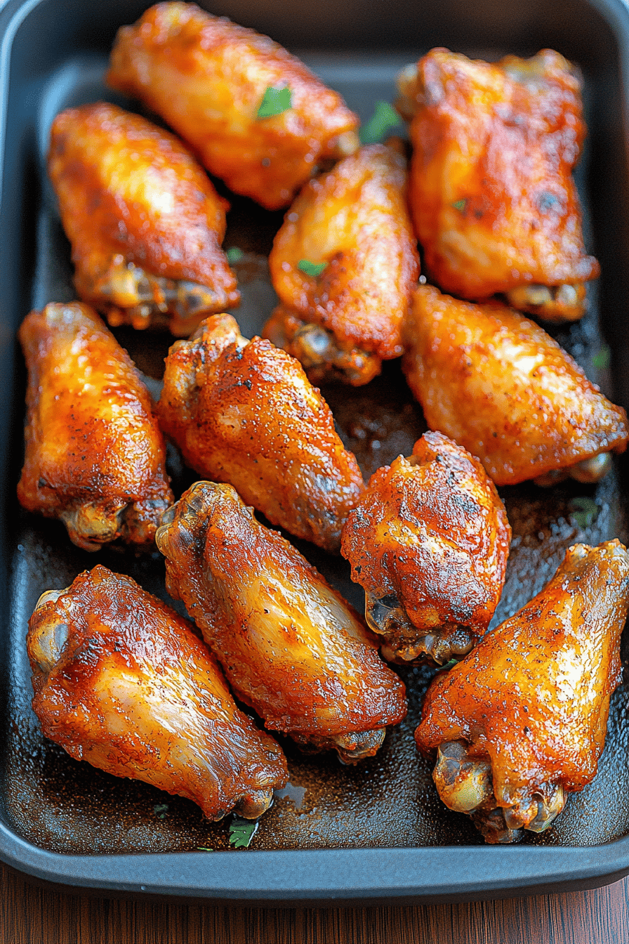 Cajun Wings Recipe Final Dish Presentation