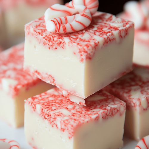 Candy Cane Fudge