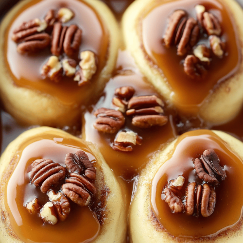 Caramel Pecan Cinnamon Rolls