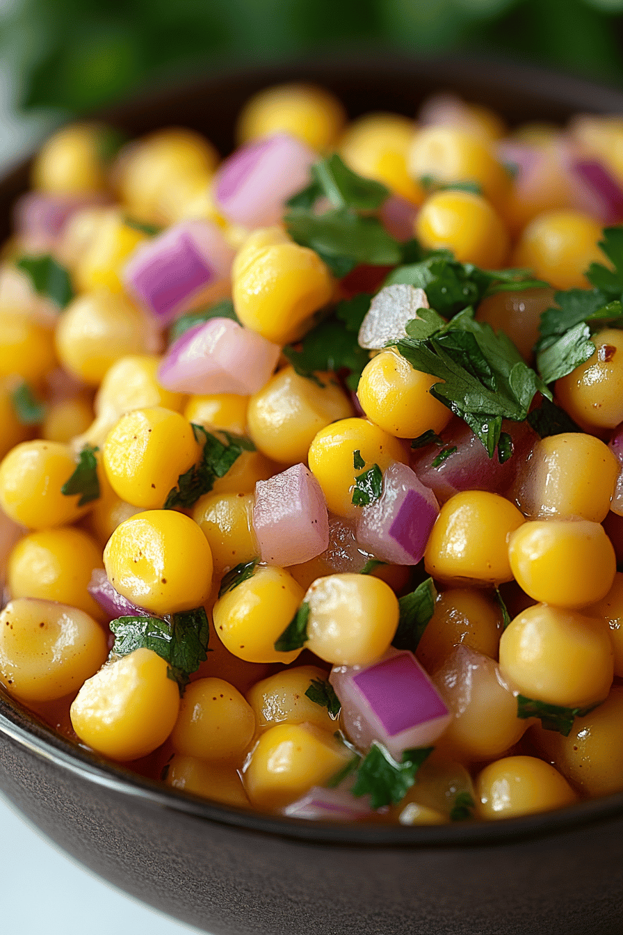 Chipotle Corn Salsa Recipe final dish beautifully presented and ready to serve