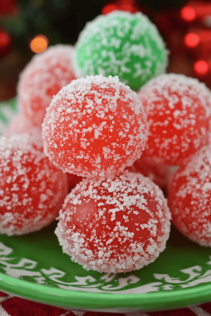 Christmas Jello Balls