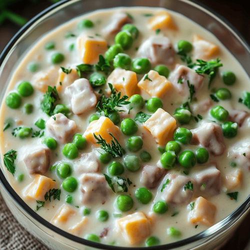 Creamy Pea Salad Recipe
