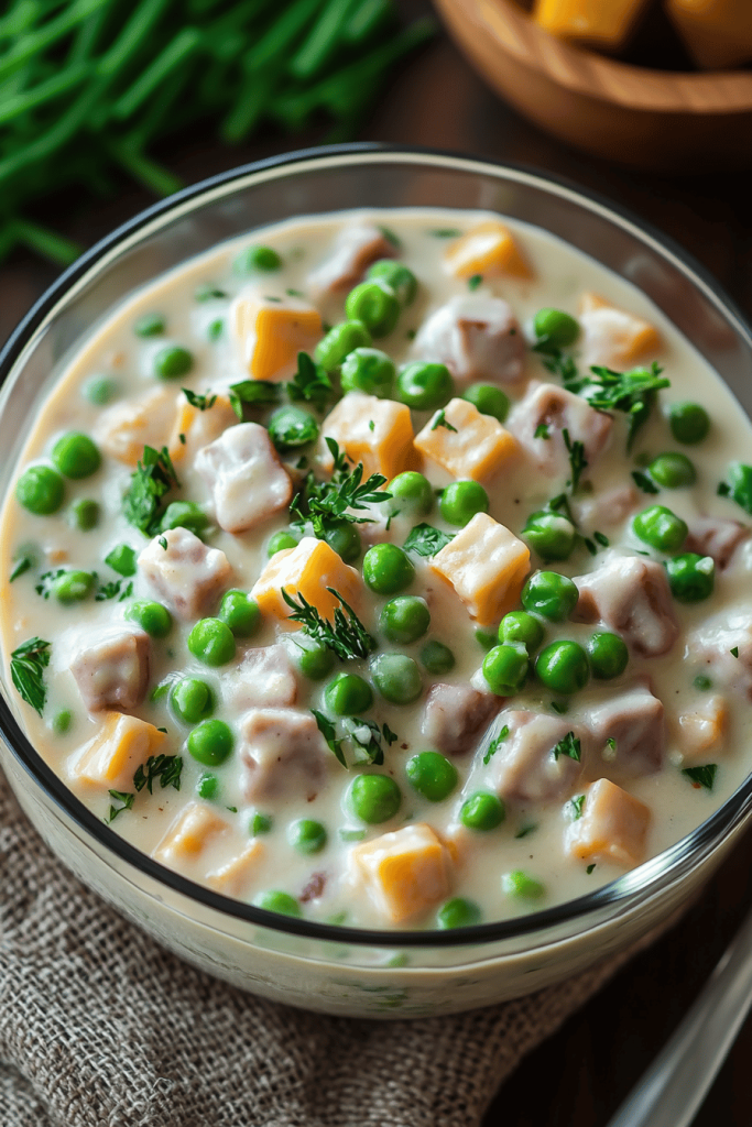 Creamy Pea Salad Recipe