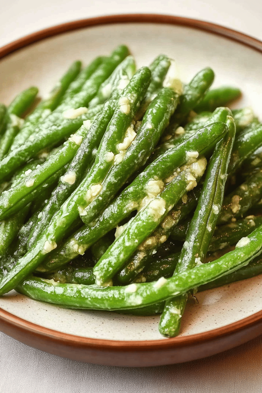 Din Tai Fung Green Beans Final Dish Presentation